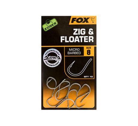 Fox háčky Edges Zig & Floater Hooks 10ks