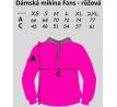 Mikbaits Mikina Ladies team růžová