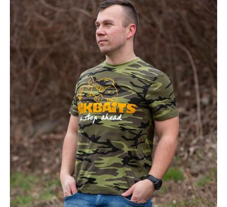 Mikbaits oblečení - Tričko Mikbaits camou