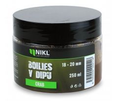 Nikl Boilies v dipu Crab 250g