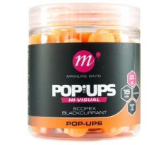 Mainline plovoucí boilies High Visuali Pop Ups Scopex & Blackcurrant 15 mm