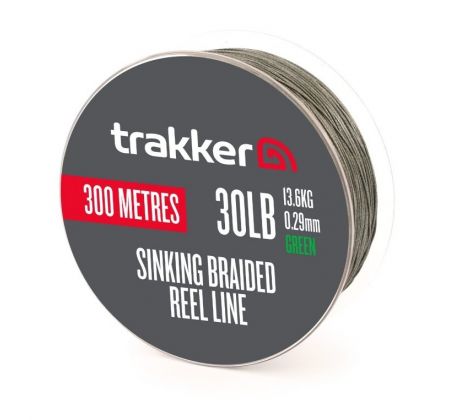 Trakker Šňůra - Sinking Braid Reel Line 60lb, 27,2kg 0,41mm, 300m