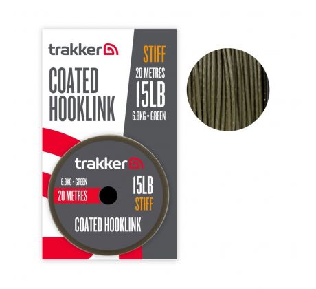 Trakker Návazcová šňůra - Stiff Coated Hooklink 35lb, 15,9kg, 20m