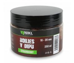Nikl Boilies v dipu Strawberry 250g