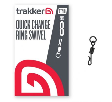 Trakker Obratlík QC Ring Swivel vel.8, 10ks