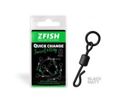 Zfish Obratlík Quick Change Swivel with Ring vel.8