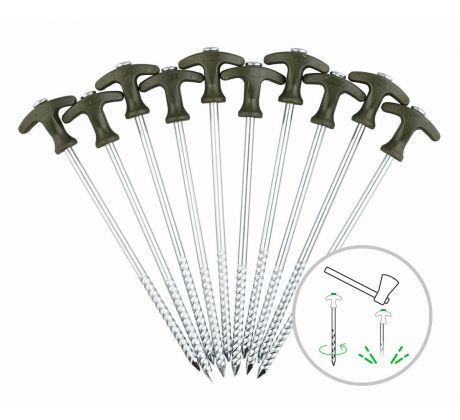 Zfish Kolíky Bivvy peg set 20cm/10ks