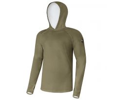 Giants fishing Funkční tričko s dlouhým rukávem UV50+Hoodie Olive Green Vel.L